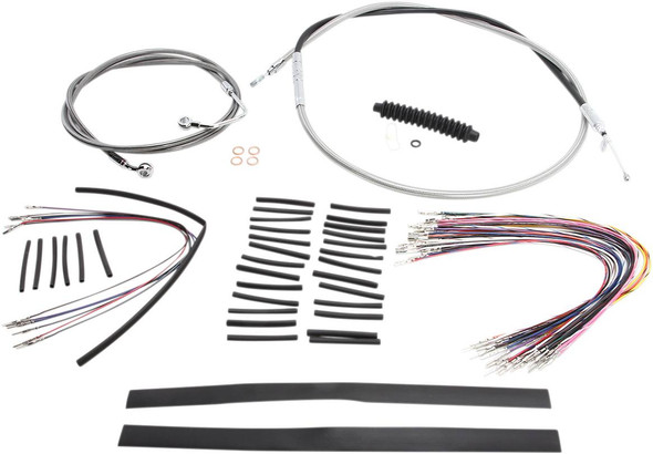 Magnum Shielding - 589361 - XR Handlebar Installation Kit - 12"-14" Ape Hanger Handlebars - Stainless Steel