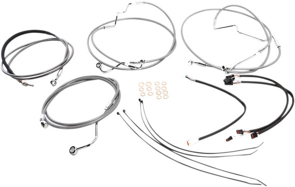 Magnum Shielding - 589871 - XR Handlebar Installation Kit - 12"-14" Ape Hanger Handlebars - Stainless Steel Magnum Shielding - 589871 - XR Handlebar Installation Kit - 12"-14" Ape Hanger Handlebars - Stainless Steel