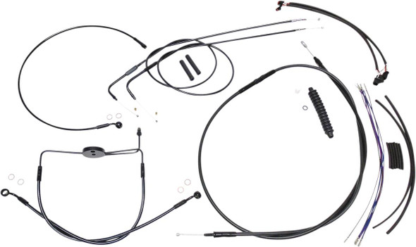 Magnum Shielding - 486201 - XR Handlebar Installation Kit - 12"-14" Ape Hanger Handlebars - Black