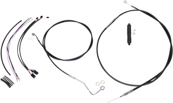 Magnum Shielding - 489491 - XR Handlebar Installation Kit - 12"-14" Ape Hanger Handlebars - Black/Chrome