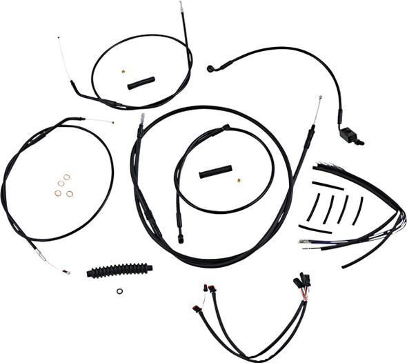 Magnum Shielding - 486673 - XR Handlebar Installation Kit - 14"-16" Ape Hanger Handlebars - Black