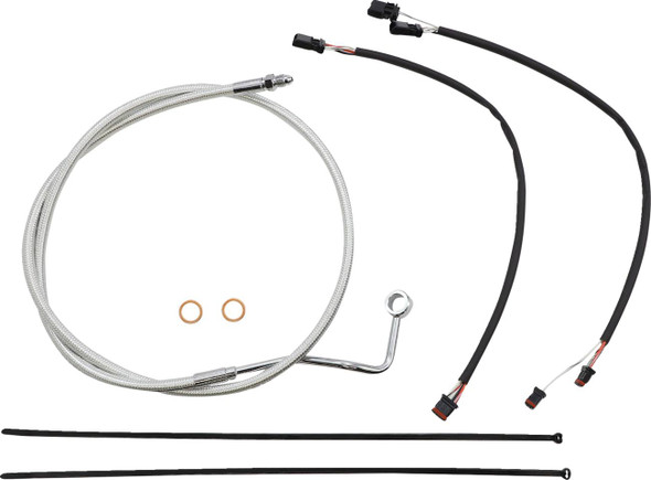 Magnum Shielding - 387983 - Sterling Chromite II® Designer Handlebar Installation Kit - 18"-20" - '21-'23 FLTR