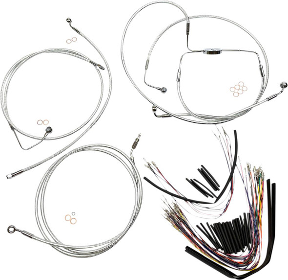 Magnum Shielding - 387002 - Sterling Chromite II® Designer Handlebar Installation Kit - 15"-17" - '08-'12 CVO/Screaming Eagle