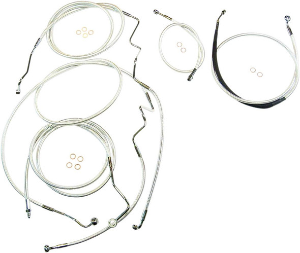 Magnum Shielding - 387344 - Sterling Chromite II® Designer Handlebar Installation Kit - 10" - '14-'16 FLH