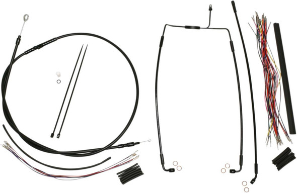 Magnum Shielding - 486301 - XR Handlebar Installation Kit - 12"-14" Ape Hanger Handlebars - Black