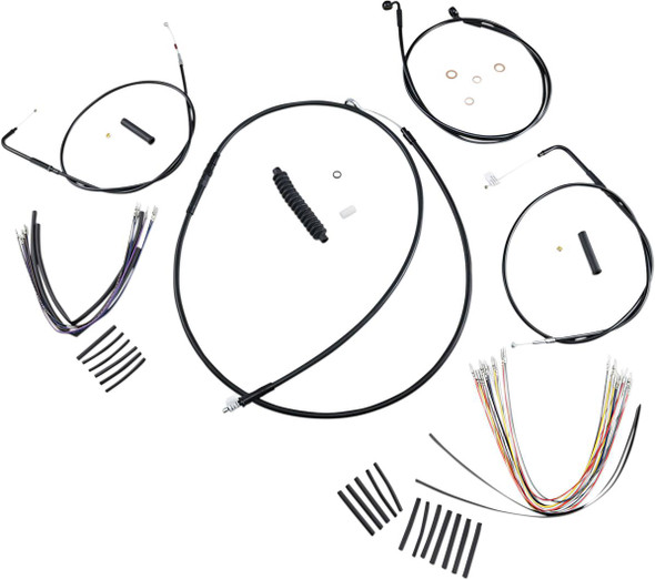 Magnum Shielding - 486441 - XR Handlebar Installation Kit - 12"-14" Ape Hanger Handlebars - Black