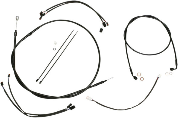 Magnum Shielding - 486771 - XR Handlebar Installation Kit - 12"-14" Ape Hanger Handlebars - Black