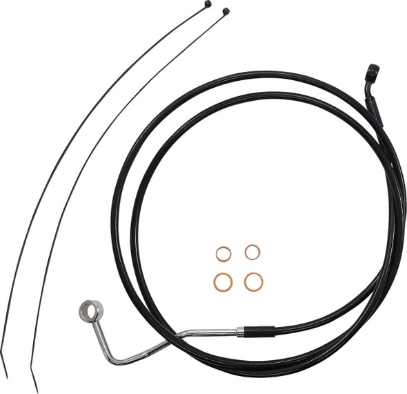 Magnum Shielding - 486991 - XR Handlebar Installation Kit - 12"-14" Ape Hanger Handlebars - Black