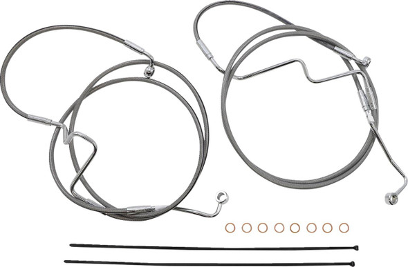 Magnum Shielding - 5891011 - XR Handlebar Installation Kit - 12"-14" Ape Hanger Handlebars - Stainless Steel/Chrome