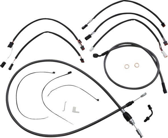Magnum Shielding - 7871162 - KARBONFIBR Designer Handlebar Installation Kit - 15"-17" - '18-'23 FX