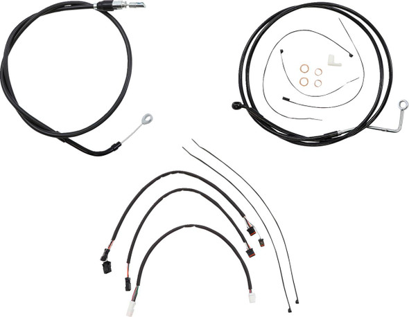 Magnum Shielding - 4861171 - XR Handlebar Installation Kit - 12"-14" Ape Hanger Handlebars - Black