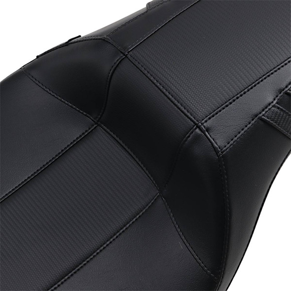 Le Pera - LK-987DLGT3 - Outcast Daddy Long Legs Seat - Full-Length - w/o Backrest - Carbon Fiber Inlay - Black - FL '08-'23