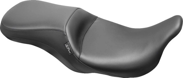 Le Pera - LK-997 - Outcast Seat - 2-Up - Without Backrest - Smooth - Black - FL '08-'23