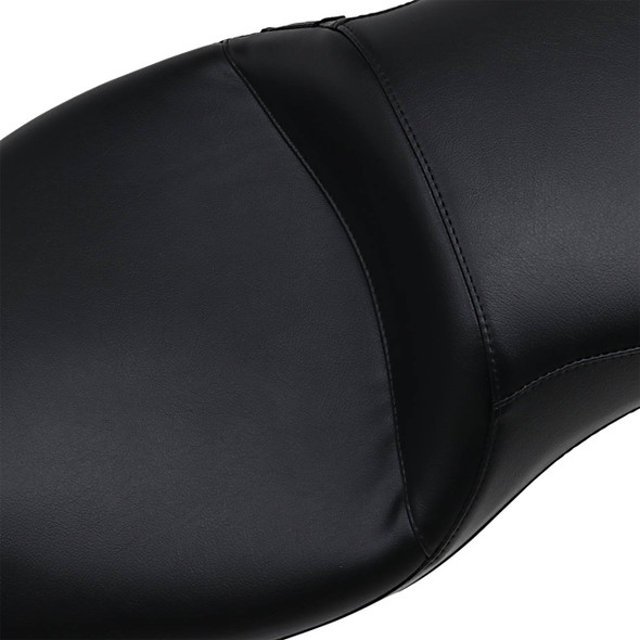 Le Pera - LK-997DL - Outcast Daddy Long Legs Seat - 2-Up - w/o Backrest - Smooth - Black - FL '08-'23