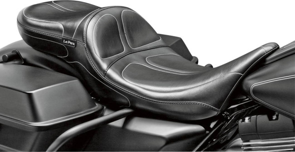 Le Pera - LK-957DL - Maverick Daddy Long Legs Seat - Black - Stitched - FL '08-'23