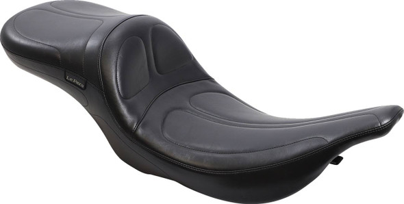 Le Pera - LN-957DL - Maverick Daddy Long Legs Seat - Black - Stitched - FLT/FLHT '97-'01