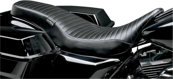 Le Pera - LK-079PT - Cobra Full-Length Seat - Pleated - Black - FL '08-'24