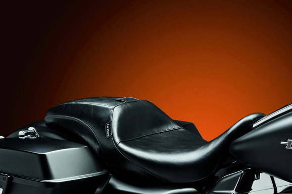 Le Pera - LK-987BR - Outcast Seat - Full-Length - With Backrest - Smooth - Black - FL '08-'23