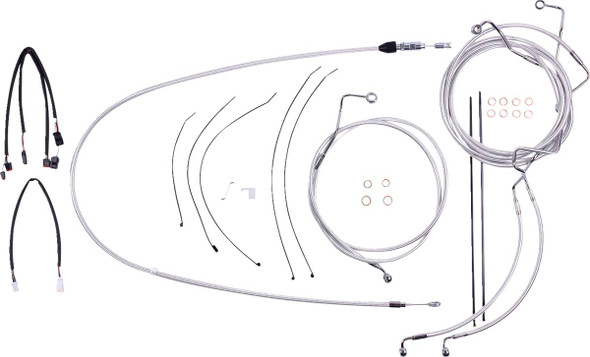 Magnum Shielding - 3871223 - Sterling Chromite II® Designer Handlebar Installation Kit - 18"-20" - '21-'22 FLHR