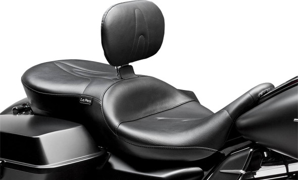 Le Pera - LK-767BR - RT66 Seat - With Backrest - Stitched - Black - FL '08-'23