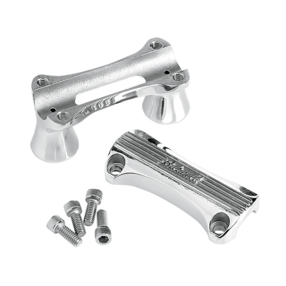 Biltwell - Thunder Risers 2" - Raw Polished