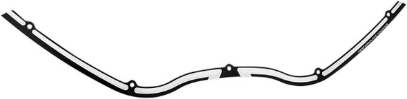 Performance Machine (Pm) - 0209-2017SCA-BM - Windshield Trim - Scallop - Contrast Cut - FLTR '98-'13