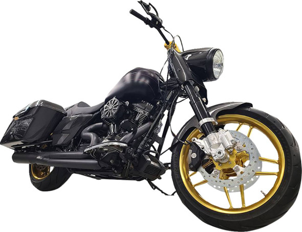 Rc Components - 193-140G-F - Wheel - Laguna - Front - Dual Disc/without ABS - Gold - 19x3