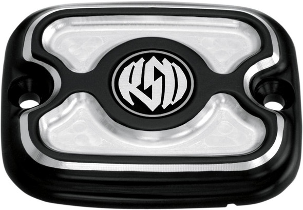 Rsd - 0208-2036-BM - Cafe Front Brake Master Cylinder Cover - Softail - Contrast Cut
