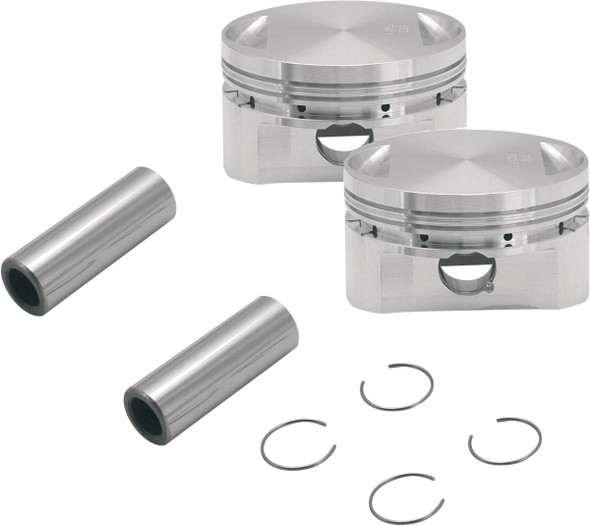 S&S Cycle - 106-5793 - Piston Kit - For 89" Stroker Kit - 3.500" - +0.030"