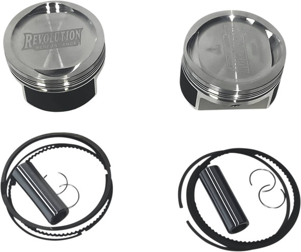 Revolution Performance, Llc - RP301-414W - Piston Kit - Dished - For 1250 cc Big Bore Cylinder Kit - XL883