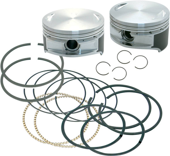 S&S Cycle - 92-1210 - Piston Kit - for 106" Stroker Kit - Standard