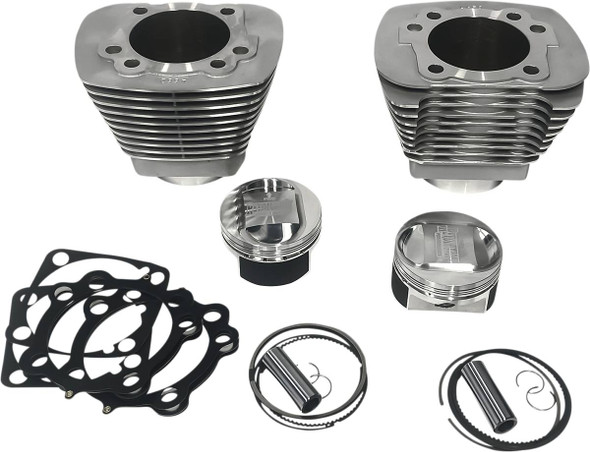 Revolution Performance, Llc - RP201-404W - Cylinder Kit - 1250 cc - Big Bore - Natural Silver - XL1200 Revolution Performance, Llc - RP201-404W - Cylinder Kit - 1250 cc - Big Bore - Natural Silver - XL1200