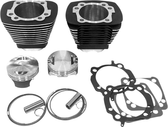 Revolution Performance, Llc - RP201-411W - Cylinder Kit - 90" - Black with Highlighted Fins - XL