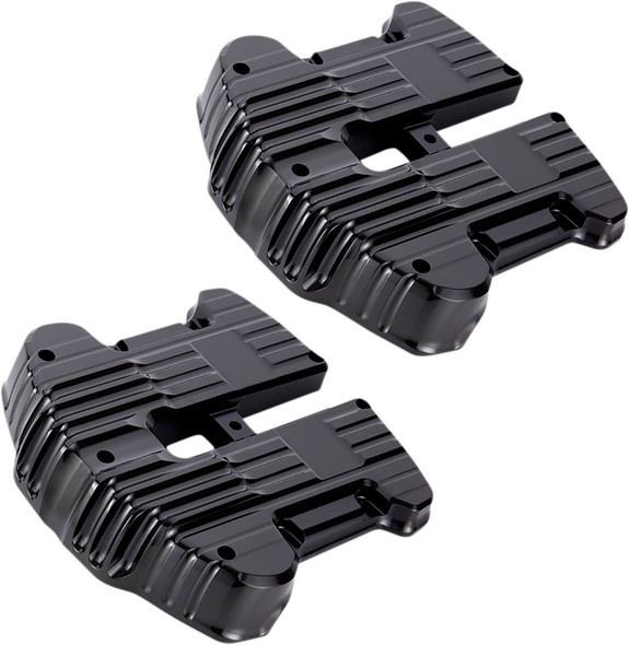 Rough Crafts - RC-610-000 - Rocker Box Covers - Black - Grooved