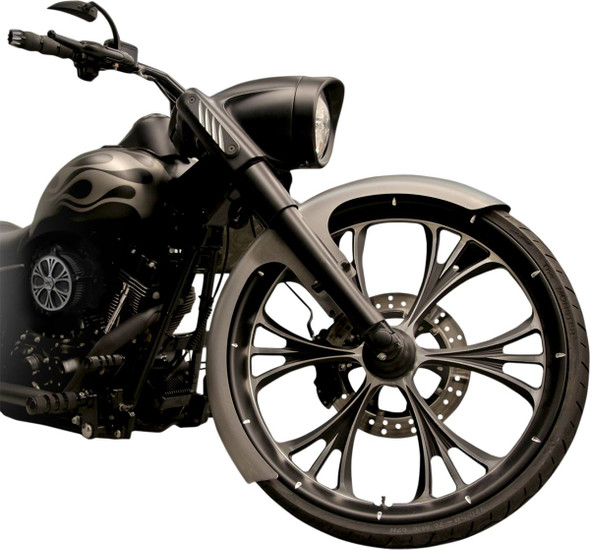 Rc Components - FNDRKT26 - Front Fender Kit with Chrome Adapters - For 26" Wheel - 6" W