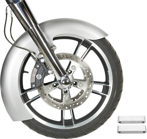 Russ Wernimont Designs - RWD-50139 - Custom Dresser Front Fender for 19" Wheel - Steel - LS-2 Style - 6" W x 42" L