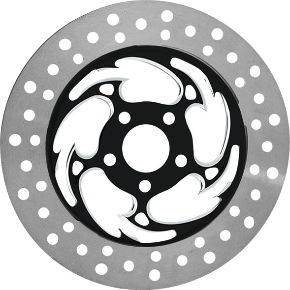 Rc Components - COG11785ERF2K - Brake Rotor - Right Front - Savage Eclipse - Chrome and Black