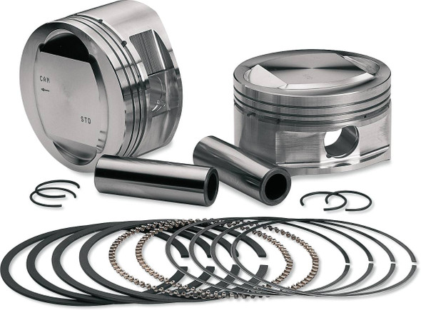 S&S Cycle - 92-1211 - Piston Kit - for 106" Stroker Kit - +.010"