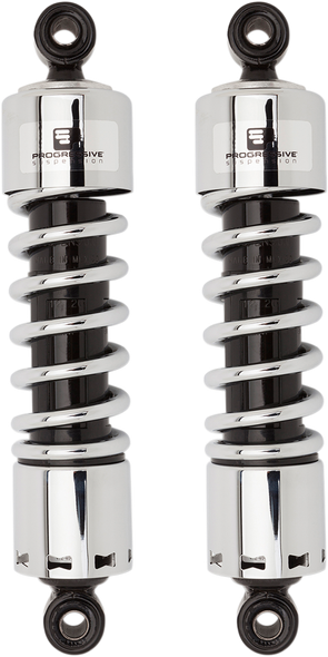 Progressive Suspension - 412-4036C - 412 Series Shock - 12" - Standard - Chrome - Dyna