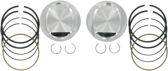 S&S Cycle - 92-1204 - Piston Kit - For 95" Big Bore Kit - 3.875" - +0.005"