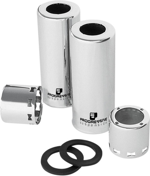 Progressive Suspension - 30-5027C - Shock Cover Kit - Chrome