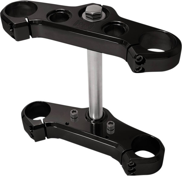 Speed Merchant - SM-HD49TTBLK - Elite Triple Trees - 49 mm - Black - FXD