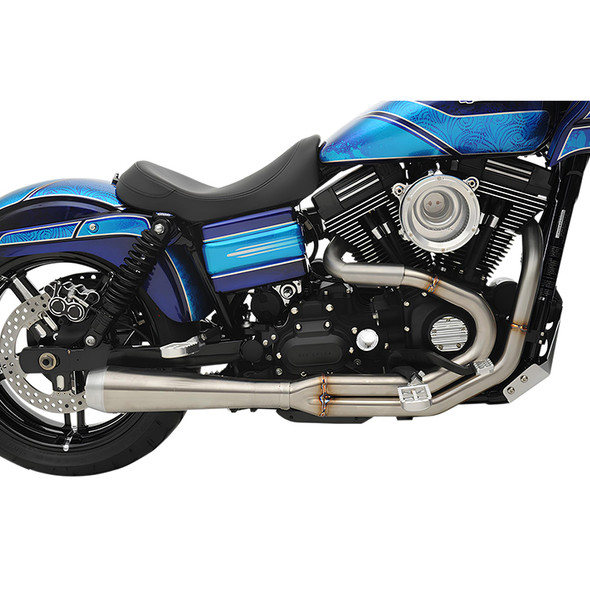 Bassani Exhaust - Road Rage III 2-into-1 Exhaust Systems Stainless - Fits '91-'17 FXD Model
