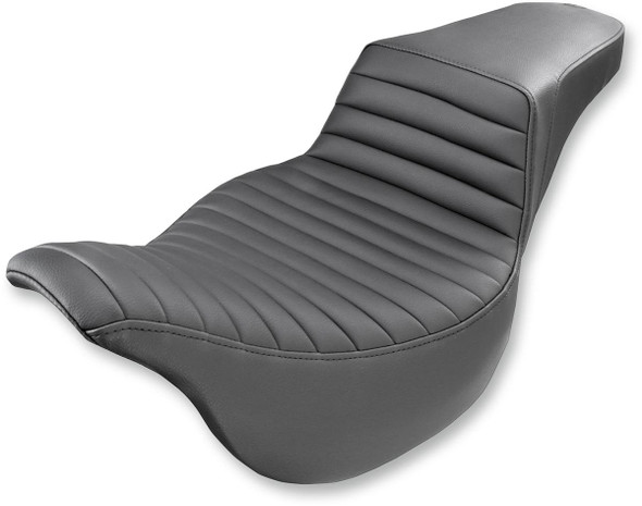 Saddlemen - 808-07B-171 - Step-Up Seat - Front Tuck-n-Roll - Black - FL '08-'24