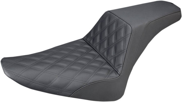 Saddlemen - 812-26-172 - Step-Up Seat - Front Lattice Stitch - Black - FLS