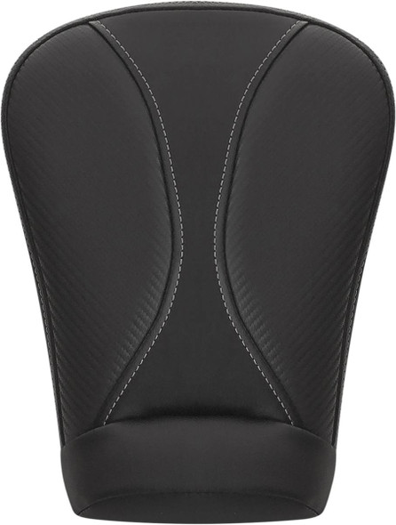 Saddlemen - 808-07B-0162EXT - Dominator Pillion Pad - Extended Reach - Black w/ Gray Stitching - FL '08-'25