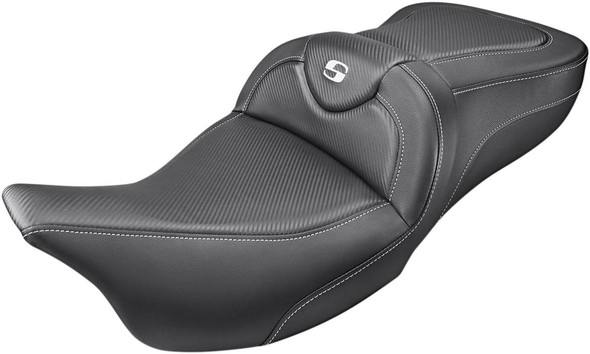 Saddlemen - 808-07B-185 - Roadsofa™ Seat - Carbon Fiber - without Backrest - FL '08-'24