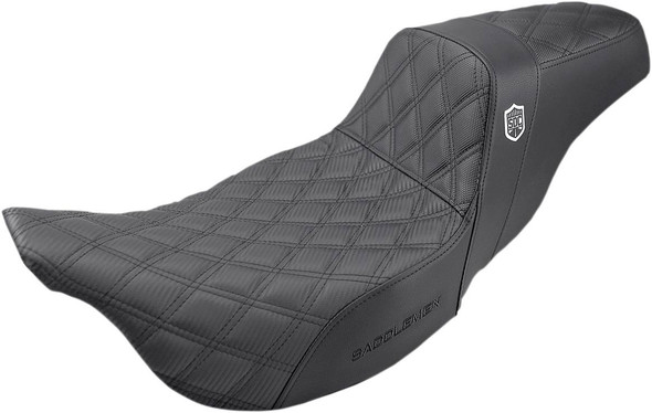 Saddlemen - SC80807DB - Pro Series SDC Performance Seat - w/o Backrest - Lattice Stitch - FL '08 -'23