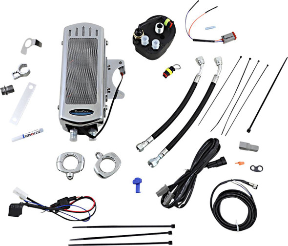 Ultracool - SMT-2CSS - Oil Cooler Kit - Chrome - Touring/Trike