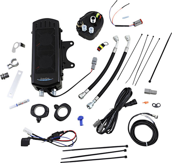 Ultracool - SMT-2GSS - Oil Cooler Kit - Gloss Black - Touring/Trike